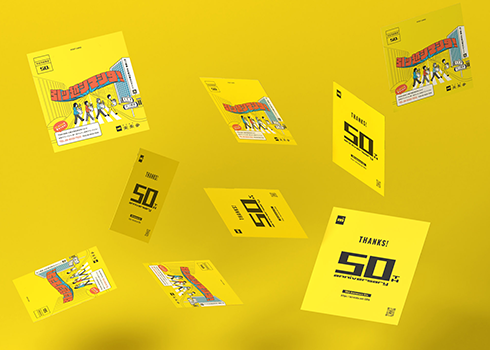 50周年DM