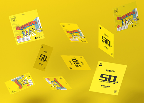 50周年DM